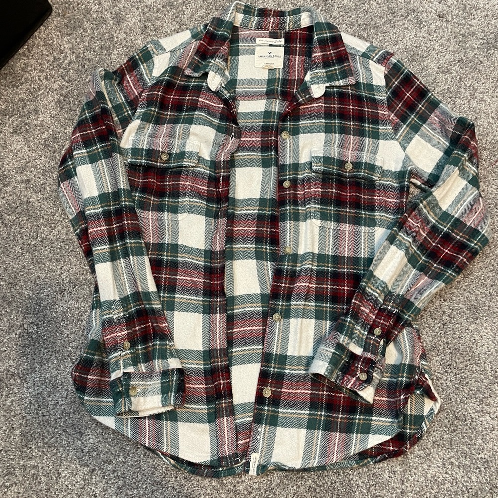 American Eagle Flannel Button Down - image 1